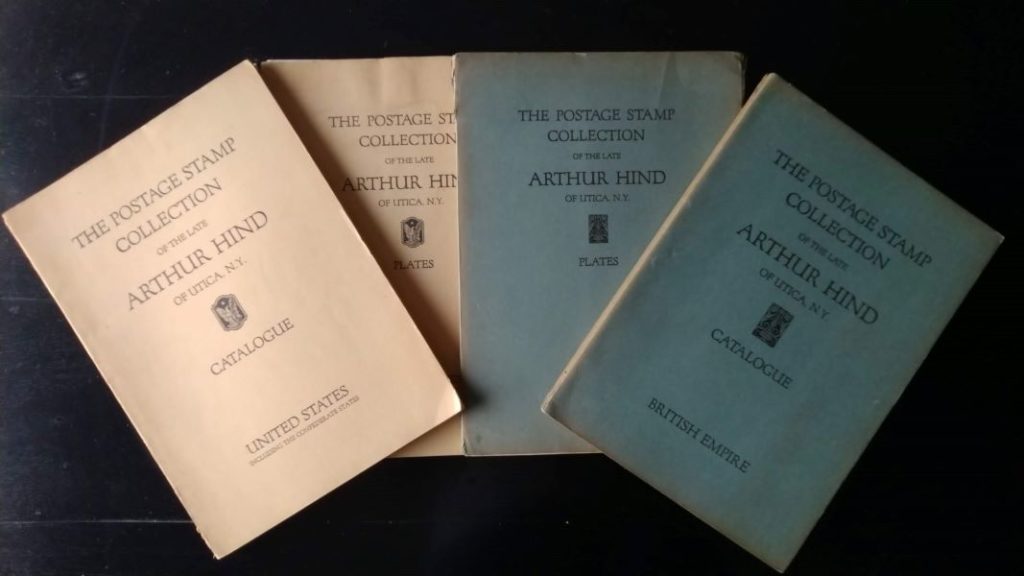 Auction Arthur Hind Catalogue US British Empire