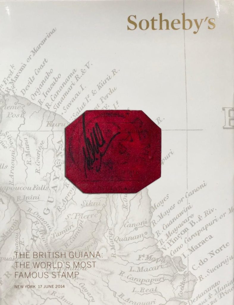 Auction Sothebys British Guiana Jun2014