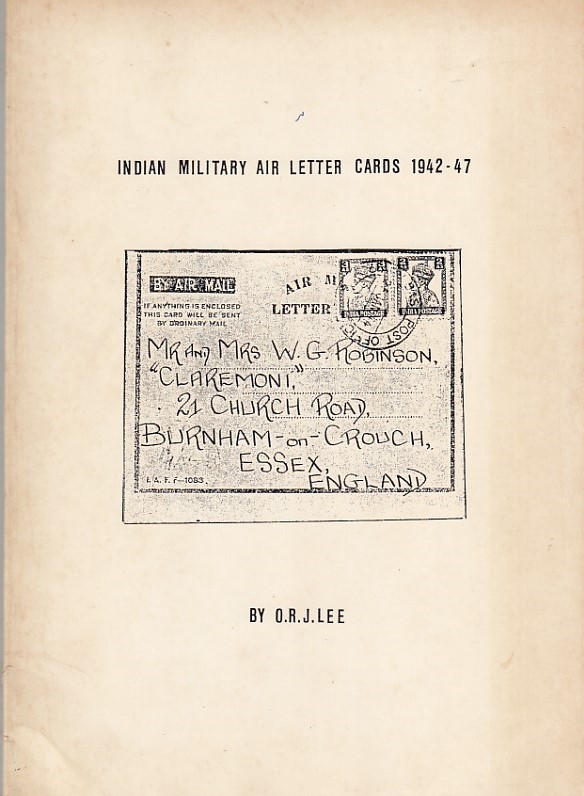 Military Air Letter Cards 1942 47 O.R.J. Lee