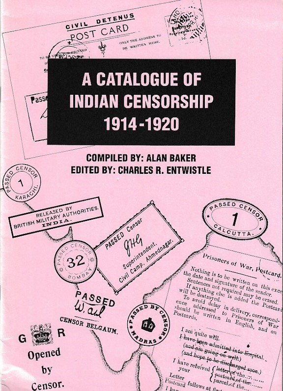 Military Censorship Catalogue 1914 1920 Alan Barker