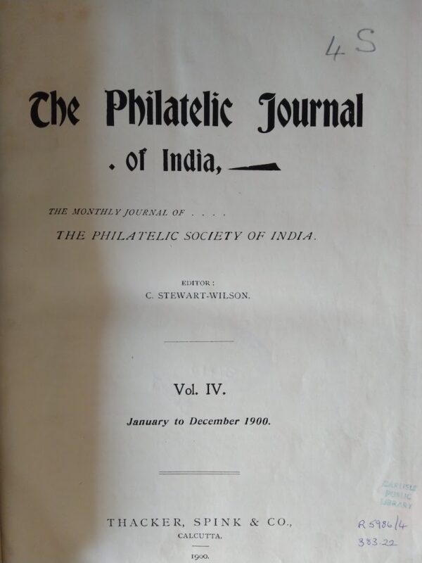 Philatelic Journal of India 4