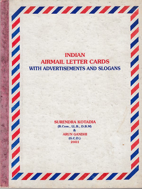 Stationery Airmail Letter Cards Surendra Kotadia Arun Gandhi