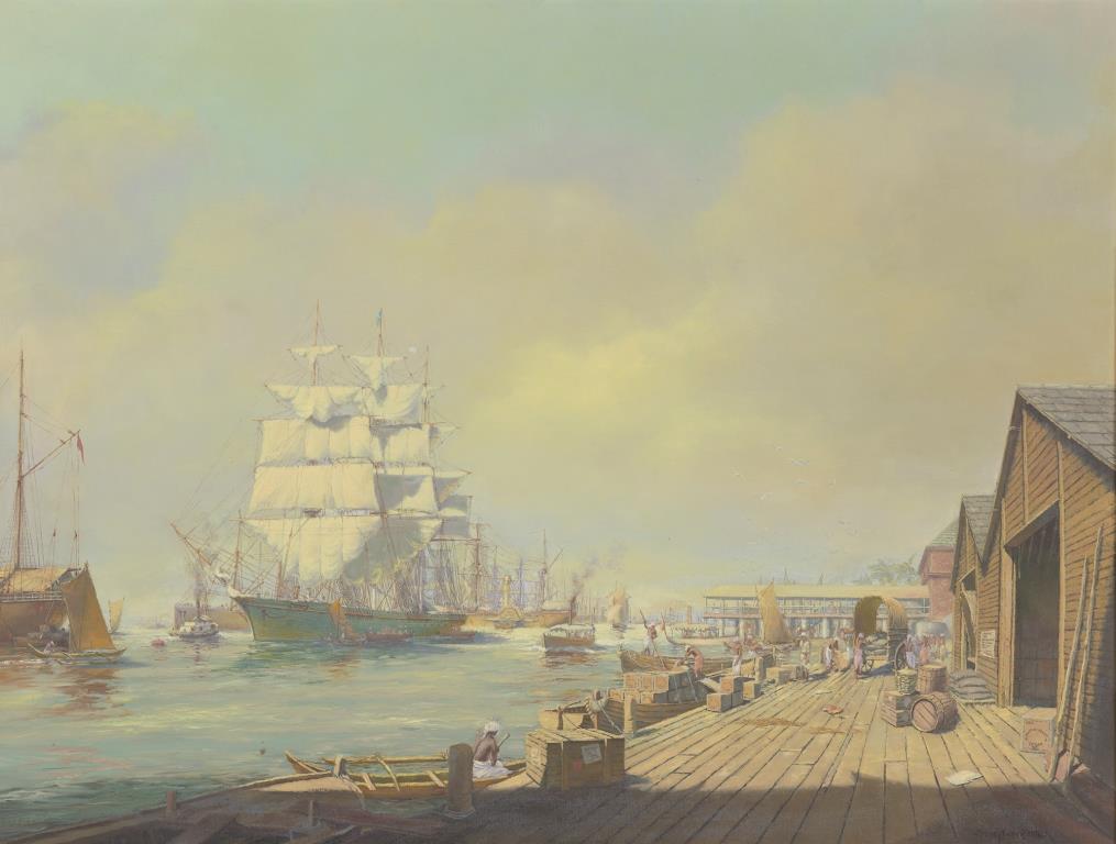 FIgure 9 Tweed Colombo Harbour in 1888 John Weatherstone