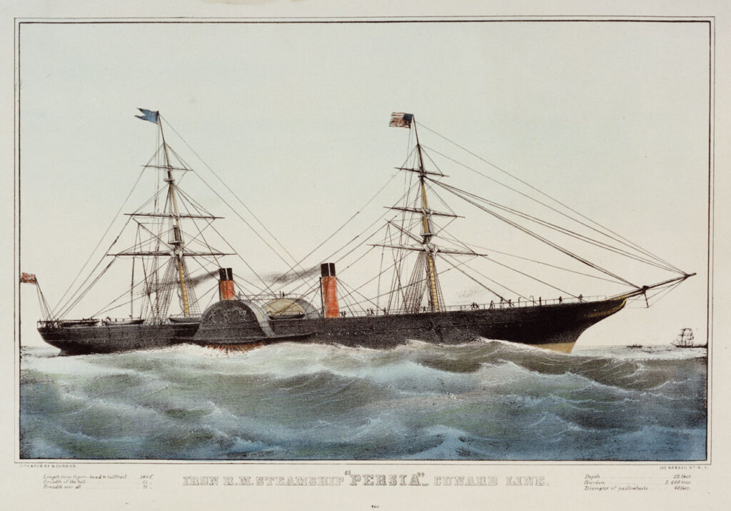 Figure 12. ‘Iron R.M. Steamship Persia - Cunard Line’. Courtesy of National Maritime Museum, Greenwich, London