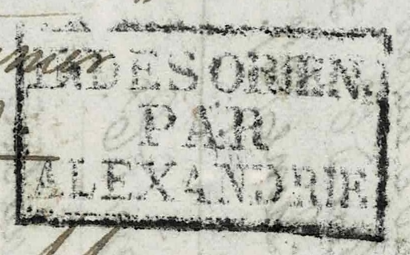 Alexandria Handstamp