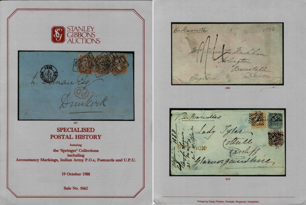 Figure 1. 1988 Stanley Gibbons Sale