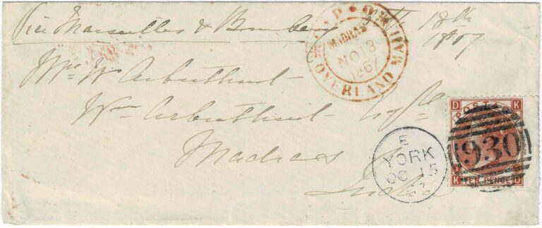 Figure 6a. 1867 GB India Front